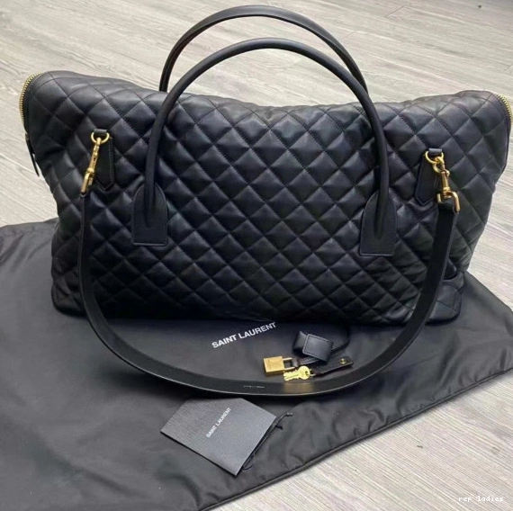 Repzbay REP QUILTED TRAVEL LEATHER BAG ES IN YSL GIANT 0730
